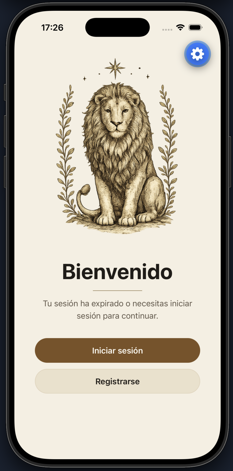 Collectum welcome screen